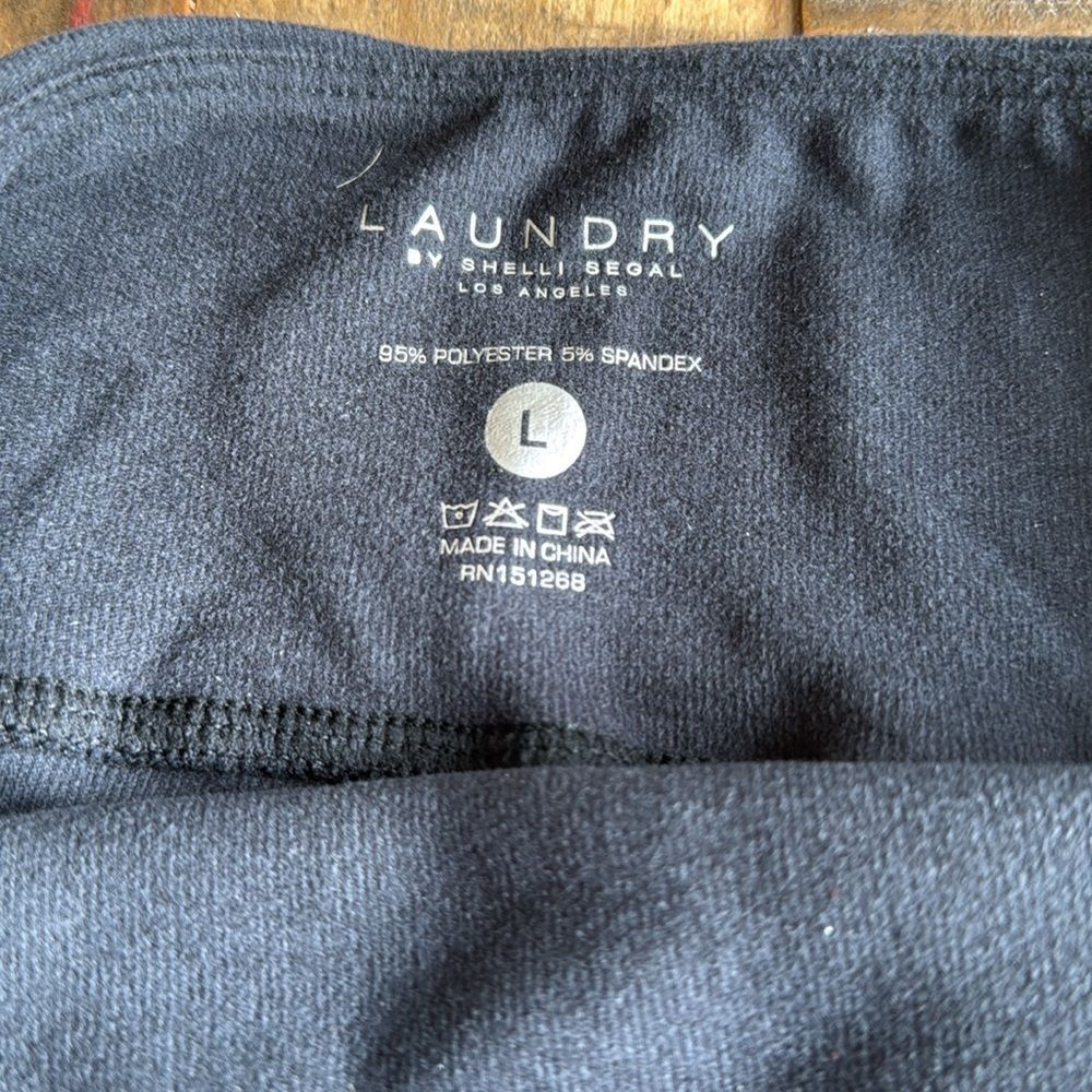 Laundry By Shelli Segal Fleece Lined Pants size L - Picture 3 of 6